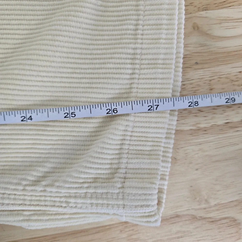 BDG Urban Outfitters High‎ & Wide Leg Corduroy Pants Cream Size 27 Bohemian 70s